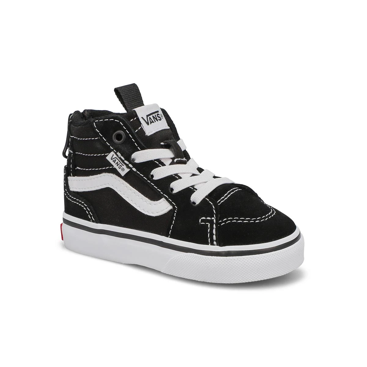 Vans Infants' Filmore Hi Zip Sneaker - Black/ 3 Vans Infants' Filmore Hi Zip Sneaker - Black/