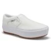 Vans Women's Asher Platform ST Sneaker - Whit
