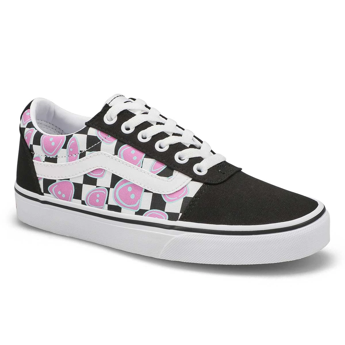 Vans Women's Ward Happy Checkerboard Sneaker 3 Vans Women's Ward Happy Checkerboard Sneaker