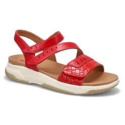 SoftMoc Women's Wensy 01 Vegan Sandal - Red C